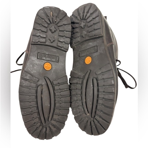 Timberland Men's 54568 Baluster Chukka Boots in Dark Brown Leather Size 9.5 - Picture 7 of 9